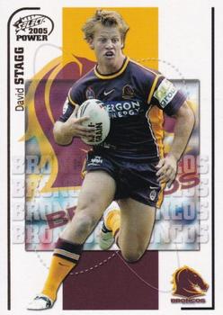 2005 Select Power #12 David Stagg Front